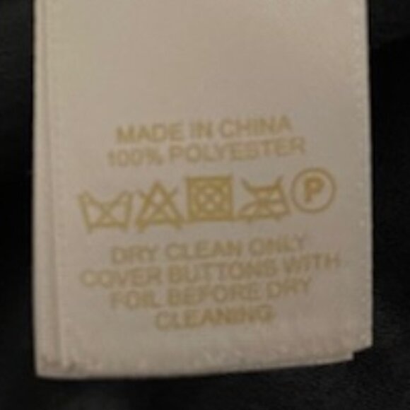 Kate Spade Size 12 Crewneck 3/4 Ruffle Cuff Sleeve Black Dizzy Dress - Picture 5 of 5